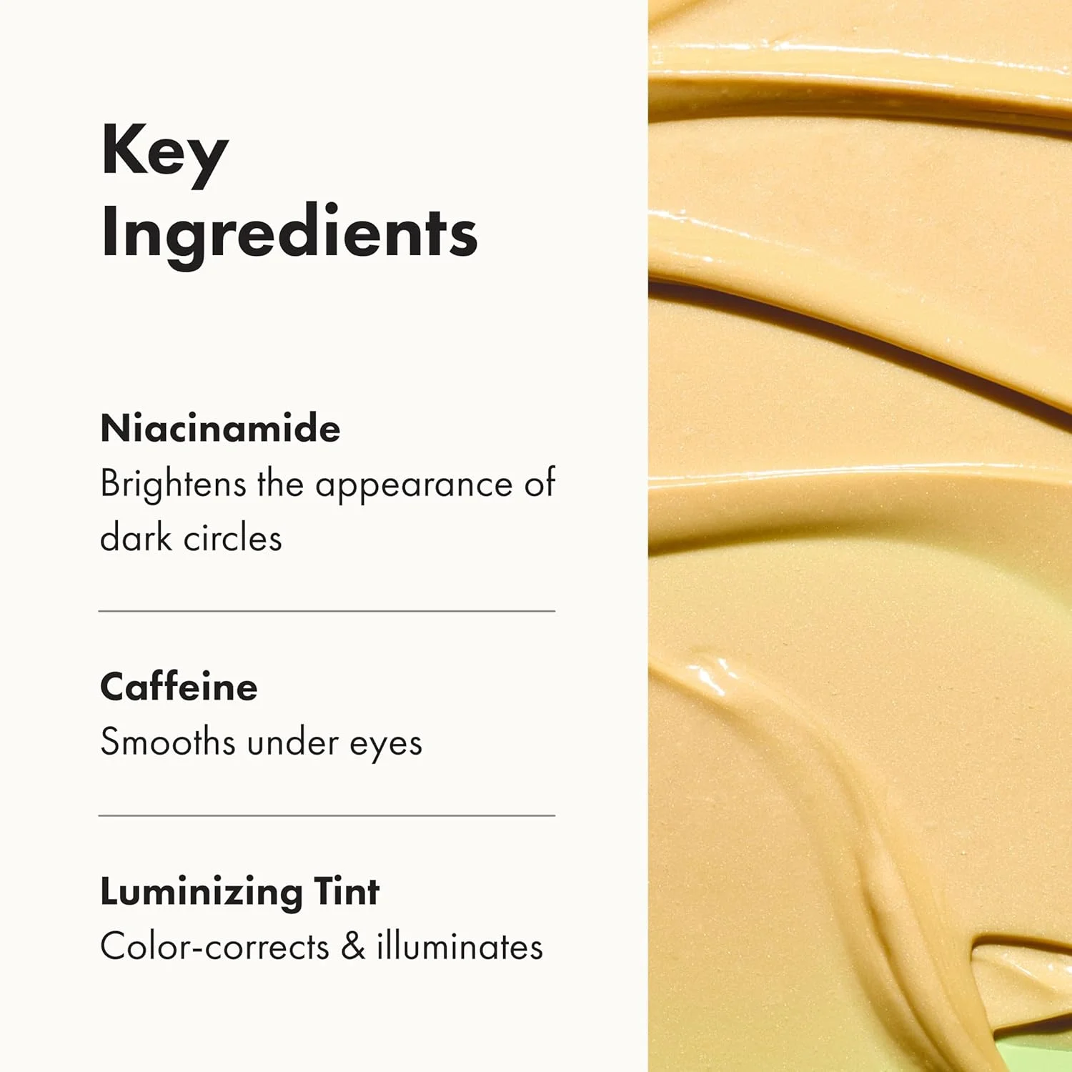 کرم روشن کننده دور چشم HERO COSMETICS Bright Eyes - کاهش ظاهر حلقه های تیره با استفاده مکرر - دارای نوک استیل ضد زنگ برای اثر خنک کننده (15 میلی لیتر)