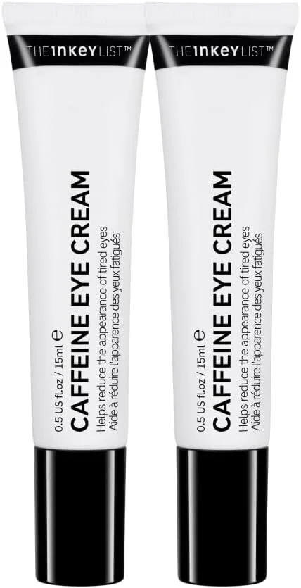 کرم دور چشم کافئین The INKEY List، کاهش پف و تیرگی دور چشم، محو کننده خطوط ریز، 15 میلی لیتر (2 عدد)