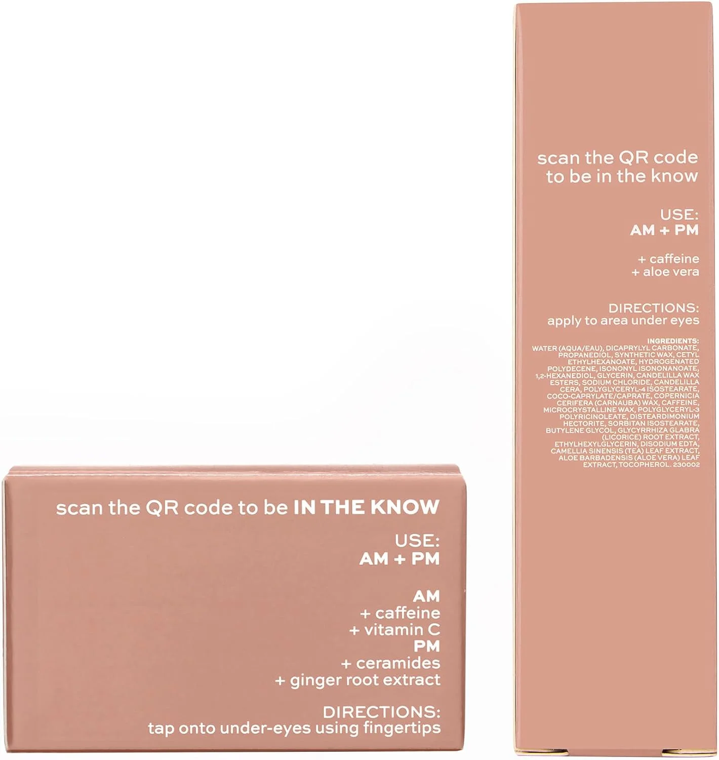 سرم استیکی دور چشم حاوی کافئین برای تیرگی دور چشم - کرم صورت روز و شب - کرم روز حاوی ویتامین C برای کاهش پف زیر چشم و روشن کننده - کرم شب حاوی سرامید