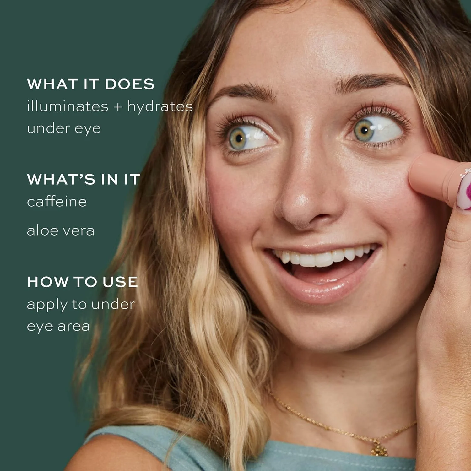 سرم استیکی دور چشم حاوی کافئین برای تیرگی دور چشم - کرم صورت روز و شب - کرم روز حاوی ویتامین C برای کاهش پف زیر چشم و روشن کننده - کرم شب حاوی سرامید