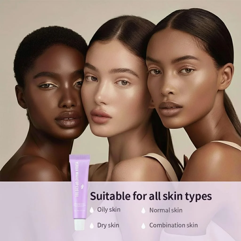 ژل دور چشم KASTWAVE، کرم خنک کننده زیر چشم، رفع خستگی چشم، کاهش پف و تورم، محصولات مراقبت از چشم برای حلقه های تیره و پف زیر چشم، مناسب برای آقایان و بانوان