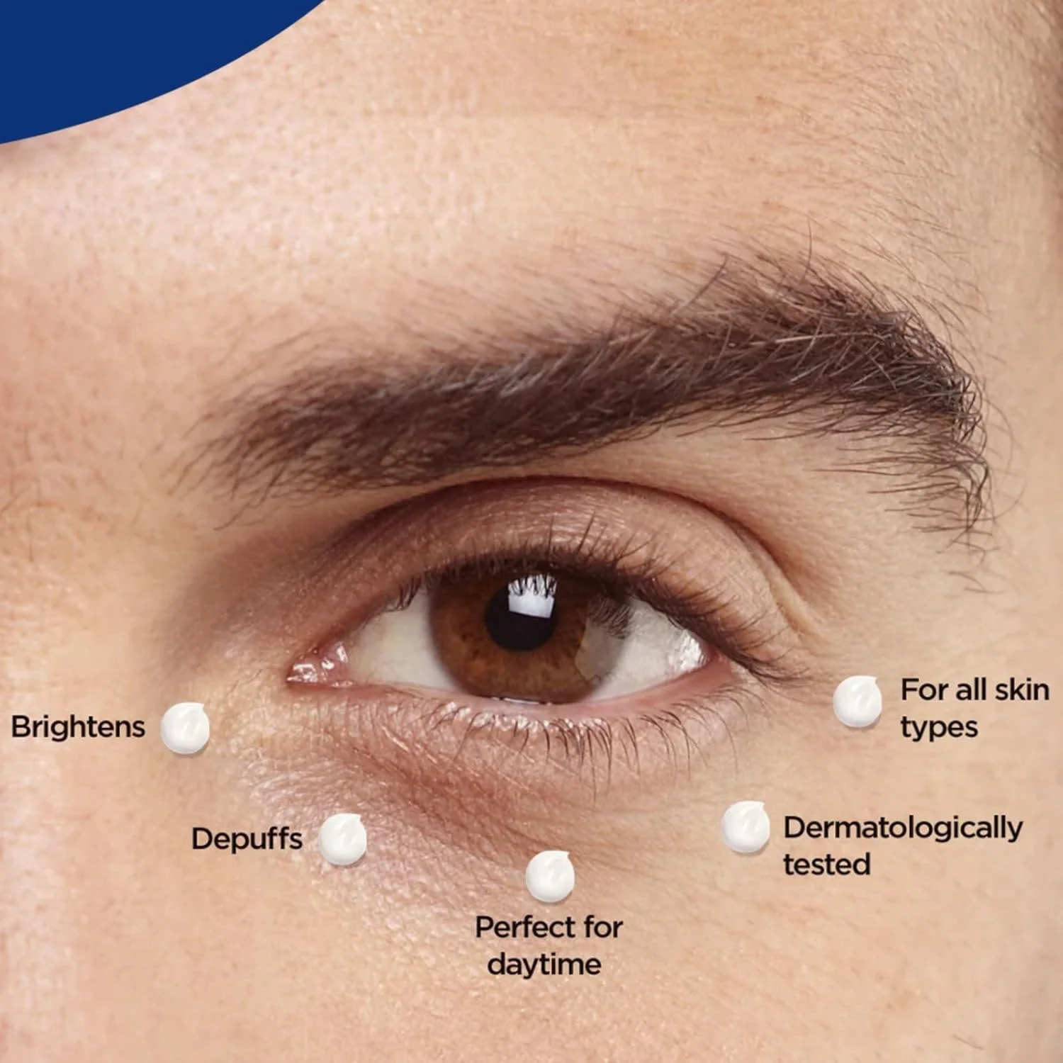 کرم دور چشم JDLYEVER، کرم کاهش دهنده تیرگی دور چشم 30 گرمی برای پف زیر چشم، خطوط ریز و چروک، مرطوب کننده سفت کننده ناحیه چشم، فرمول آبرسان و مغذی برای بهبود سیاهی و پف زیر چشم