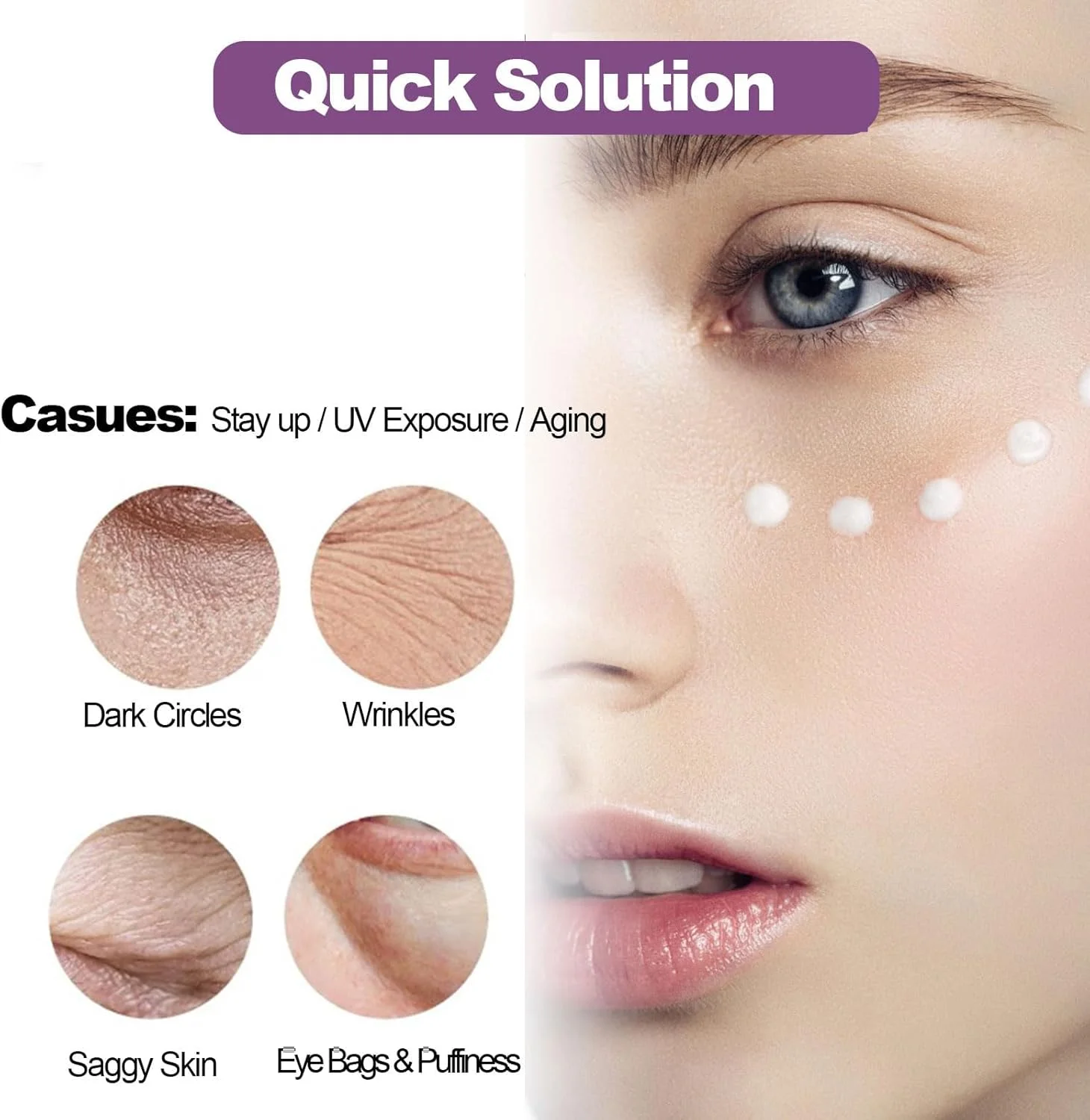 کرم دور چشم KASTWAVE، کرم ترمیم کننده دور چشم با کافئین/پرو-زیلان، ضد چروک فعال، اصلاح کننده پف زیر چشم، حلقه های تیره و چروک، ضد اکسیداسیون، محو کننده خطوط ریز دور چشم برای زنان و مردان کرم دور چشم KASTWAVE، کرم ترمیم کننده دور چشم با کافئین/پرو-زیلان، ضد چروک فعال، اصلاح کننده پف زیر چشم، حلقه های تیره و چروک، ضد اکسیداسیون، محو کننده خطوط ریز دور چشم برای زنان و مردان