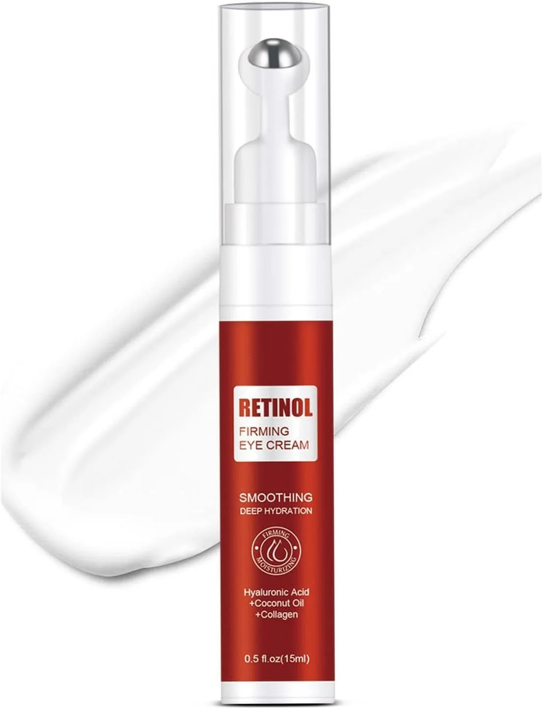 کرم دور چشم رتینول KASTWAVE برای سیاهی و پف زیر چشم، کرم دور چشم ضد پیری با توپ ماساژ 360 درجه، صاف کننده، سفت کننده و آبرسان، درمان مراقبت از پوست زیر چشم، کاهش چین و چروک و خطوط ریز دور چشم کرم دور چشم رتینول KASTWAVE برای سیاهی و پف زیر چشم، کرم دور چشم ضد پیری با توپ ماساژ 360 درجه، صاف کننده، سفت کننده و آبرسان، درمان مراقبت از پوست زیر چشم، کاهش چین و چروک و خطوط ریز دور چشم