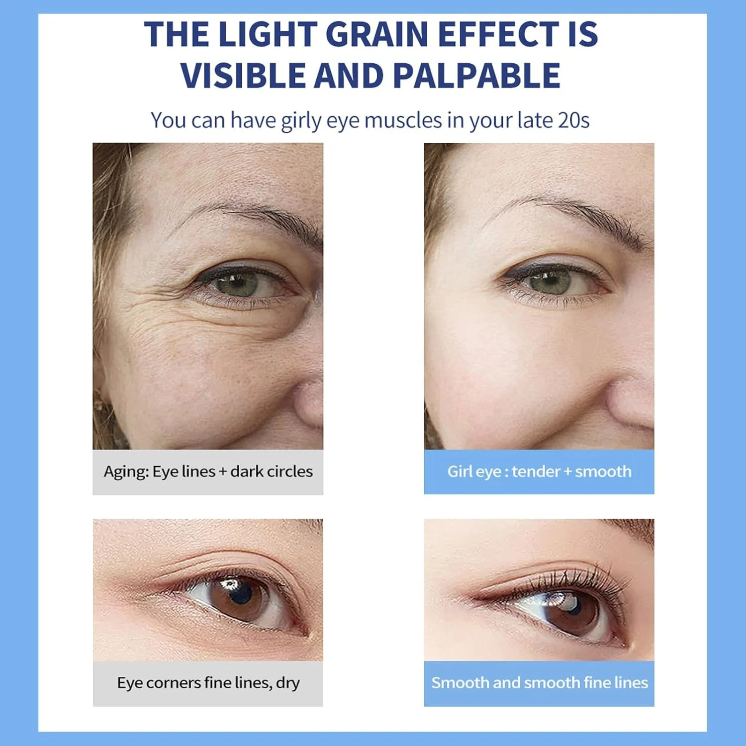 کرم دور چشم با سر ماساژور برقی لرزشی - آبرسان، روشن کننده، سفت کننده، کاهش دهنده حلقه های تیره و چروک، از بین برنده پف زیر چشم، طراحی شده برای رفع خستگی چشم برای آقایان و بانوان کرم دور چشم با سر ماساژور برقی لرزشی - آبرسان، روشن کننده، سفت کننده، کاهش دهنده حلقه های تیره و چروک، از بین برنده پف زیر چشم، طراحی شده برای رفع خستگی چشم برای آقایان و بانوان