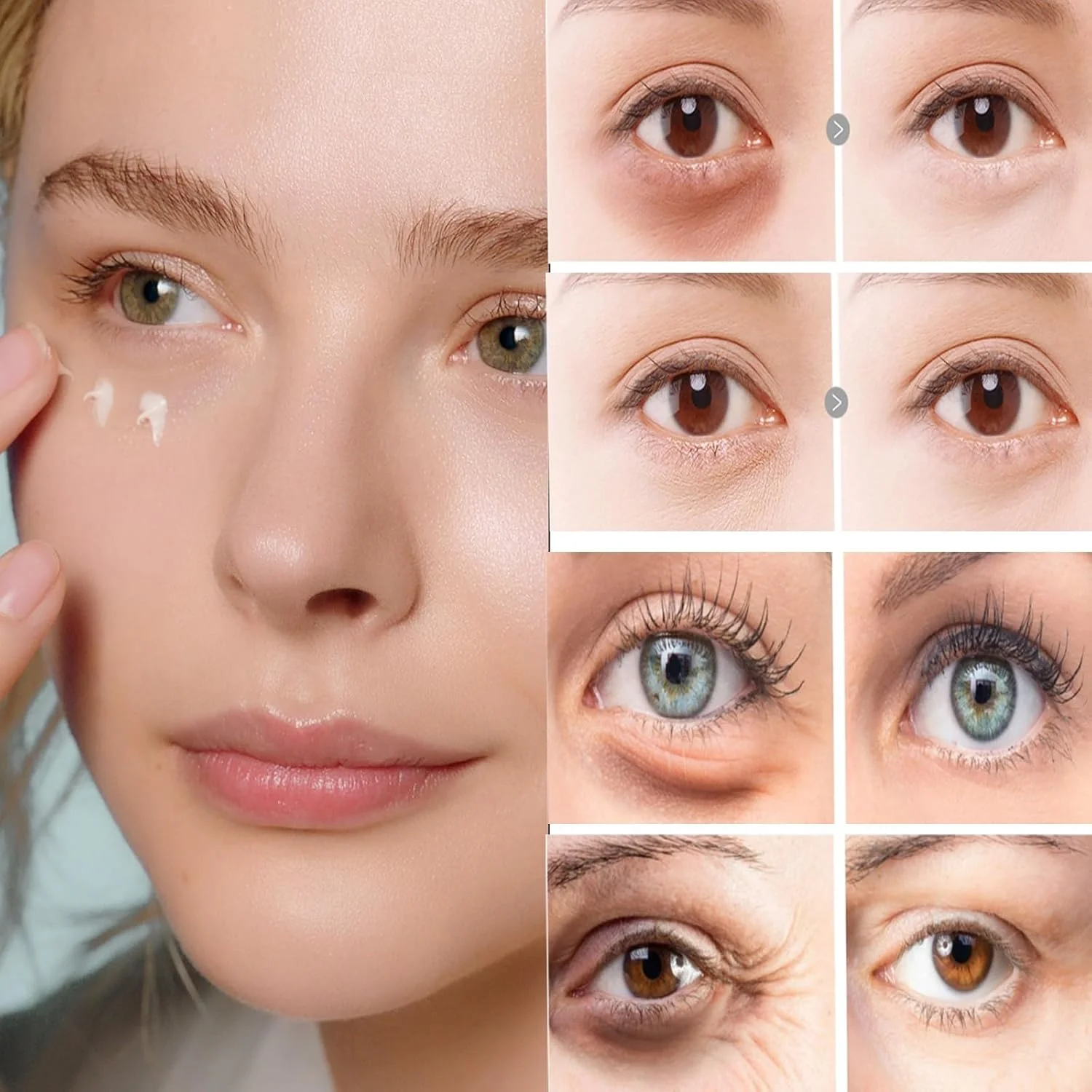 کرم دور چشم رتینول برای سیاهی، پف و چروک دور چشم، کرم رتینول مراقبت از دور چشم ضد پیری، از بین برنده خطوط ریز و سفت کننده – کرم دور چشم مرطوب کننده و آبرسان برای انواع پوست، 50 میلی لیتر کرم دور چشم رتینول برای سیاهی، پف و چروک دور چشم، کرم رتینول مراقبت از دور چشم ضد پیری، از بین برنده خطوط ریز و سفت کننده – کرم دور چشم مرطوب کننده و آبرسان برای انواع پوست، 50 میلی لیتر