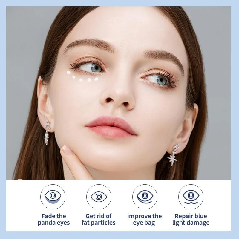 کرم دور چشم با سر ماساژور برقی لرزشی - آبرسان، روشن کننده، سفت کننده، کاهش دهنده حلقه های تیره و چروک، از بین برنده پف زیر چشم، طراحی شده برای رفع خستگی چشم برای آقایان و بانوان کرم دور چشم با سر ماساژور برقی لرزشی - آبرسان، روشن کننده، سفت کننده، کاهش دهنده حلقه های تیره و چروک، از بین برنده پف زیر چشم، طراحی شده برای رفع خستگی چشم برای آقایان و بانوان