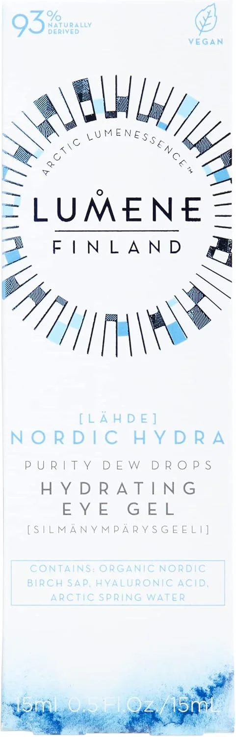 ژل آبرسان دور چشم لومنه Purity Dew Drops - کرم دور چشم با هیالورونیک اسید و سرم زیر چشم + درمان پف چشم، 15 میلی لیتر