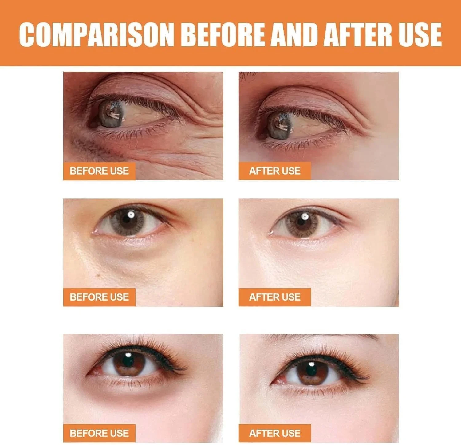 بالم دور چشم ویتامین C، کرم استیکی دور چشم ضد پیری حاوی ویتامین C، مرطوب کننده و خنک کننده دور چشم، فرمول افزایش درخشش برای خانم ها و آقایان، کاهش سیاهی و پف