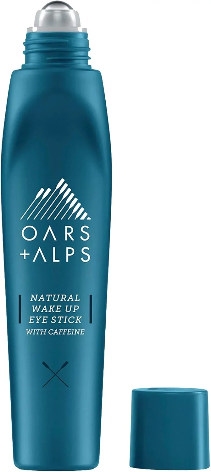غلتک دور چشم و رفع پف Oars + Alps، مراقبت از پوست تست شده توسط متخصص پوست، غنی شده با کافئین و آلوئه ورا، مناسب برای مسافرت هوایی، 15 میلی لیتر غلتک دور چشم و رفع پف Oars + Alps، مراقبت از پوست تست شده توسط متخصص پوست، غنی شده با کافئین و آلوئه ورا، مناسب برای مسافرت هوایی، 15 میلی لیتر