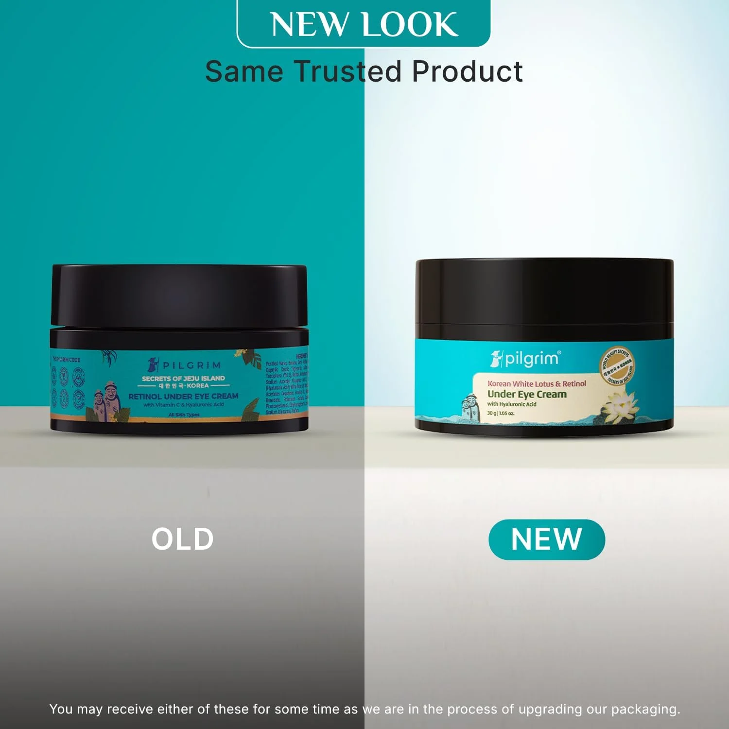 کرم دور چشم حاوی رتینول پیلگریم کره ای برای تیرگی، پف و خطوط ریز، حاوی ویتامین C و هیالورونیک اسید | مراقبت از پوست زنان و مردان | 30 گرم کرم دور چشم حاوی رتینول پیلگریم کره ای برای تیرگی، پف و خطوط ریز، حاوی ویتامین C و هیالورونیک اسید | مراقبت از پوست زنان و مردان | 30 گرم