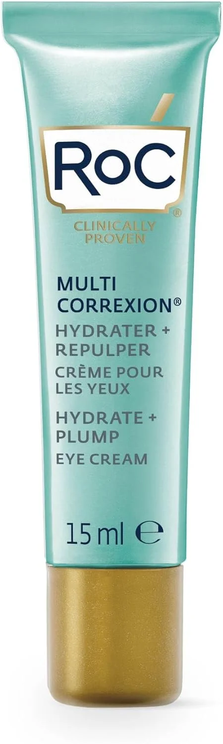 کرم دور چشم آبرسان و حجیم کننده RoC Multi Correxion - 3 در 1 - لیفت و سفت کننده دور چشم - حاوی اسید هیالورونیک - 15 میلی لیتر