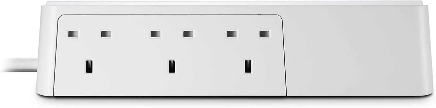 محافظ برق 6 پریز APC مدل Essential SurgeArrest به همراه شارژر USB دو پورت 5 ولت، 2.4 آمپر، 230 ولت UK محافظ برق 6 پریز APC مدل Essential SurgeArrest به همراه شارژر USB دو پورت 5 ولت، 2.4 آمپر، 230 ولت UK