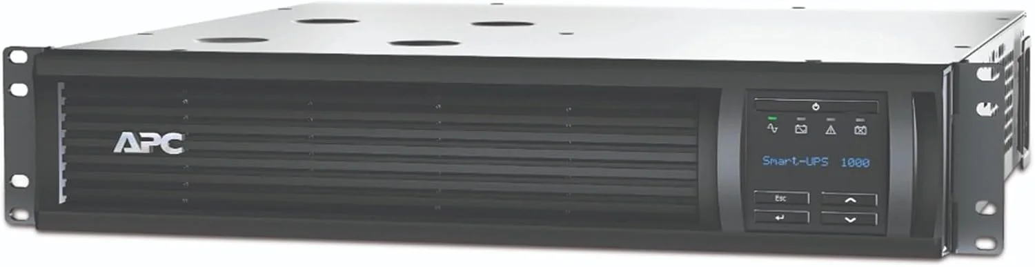 منبع تغذیه بدون وقفه (UPS) هوشمند APC با توان 1000VA LCD RM 2U 230V منبع تغذیه بدون وقفه (UPS) هوشمند APC با توان 1000VA LCD RM 2U 230V