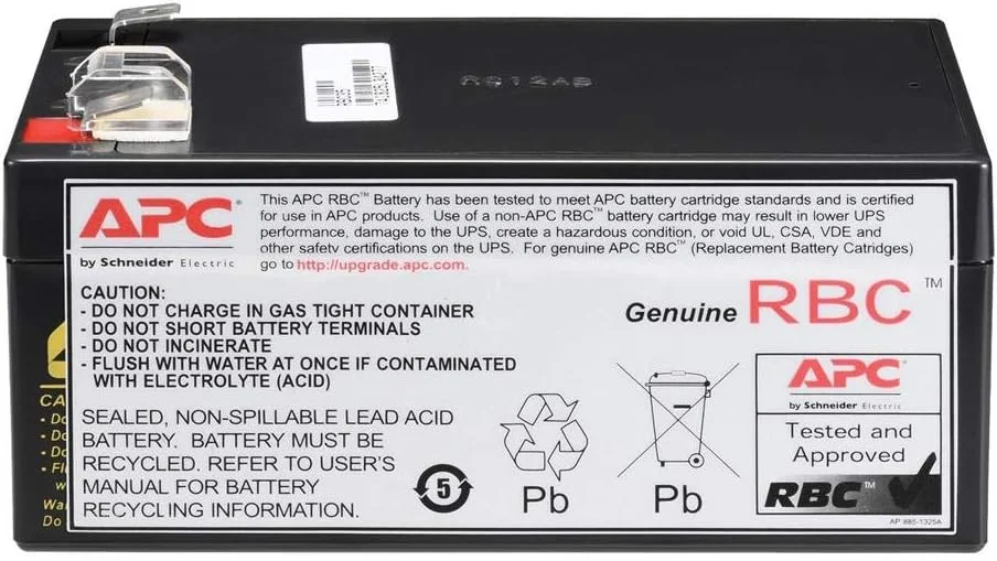 کارتریج باتری جایگزین APC، مدل RBC35، برای مدل های APC Back-UPS BE350G و BE350C