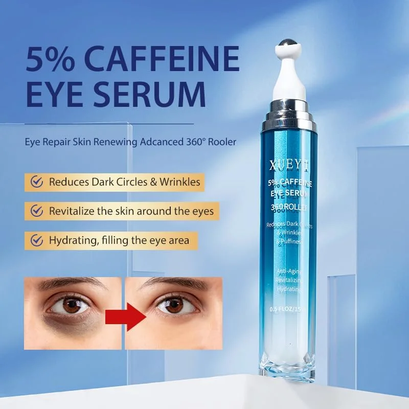 کرم دور چشم رتینول با کافئین - کرم دور چشم سفت کننده برای حلقه های تیره و پف کردگی - کرم دور چشم ضد پیری برای چین و چروک کرم دور چشم رتینول با کافئین - کرم دور چشم سفت کننده برای حلقه های تیره و پف کردگی - کرم دور چشم ضد پیری برای چین و چروک