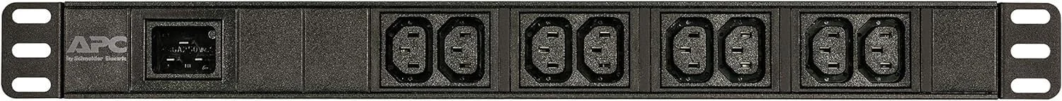 واحد توزیع برق APC EPDU1016B با 8 خروجی AC، اندازه 1U، مشکی واحد توزیع برق APC EPDU1016B با 8 خروجی AC، اندازه 1U، مشکی