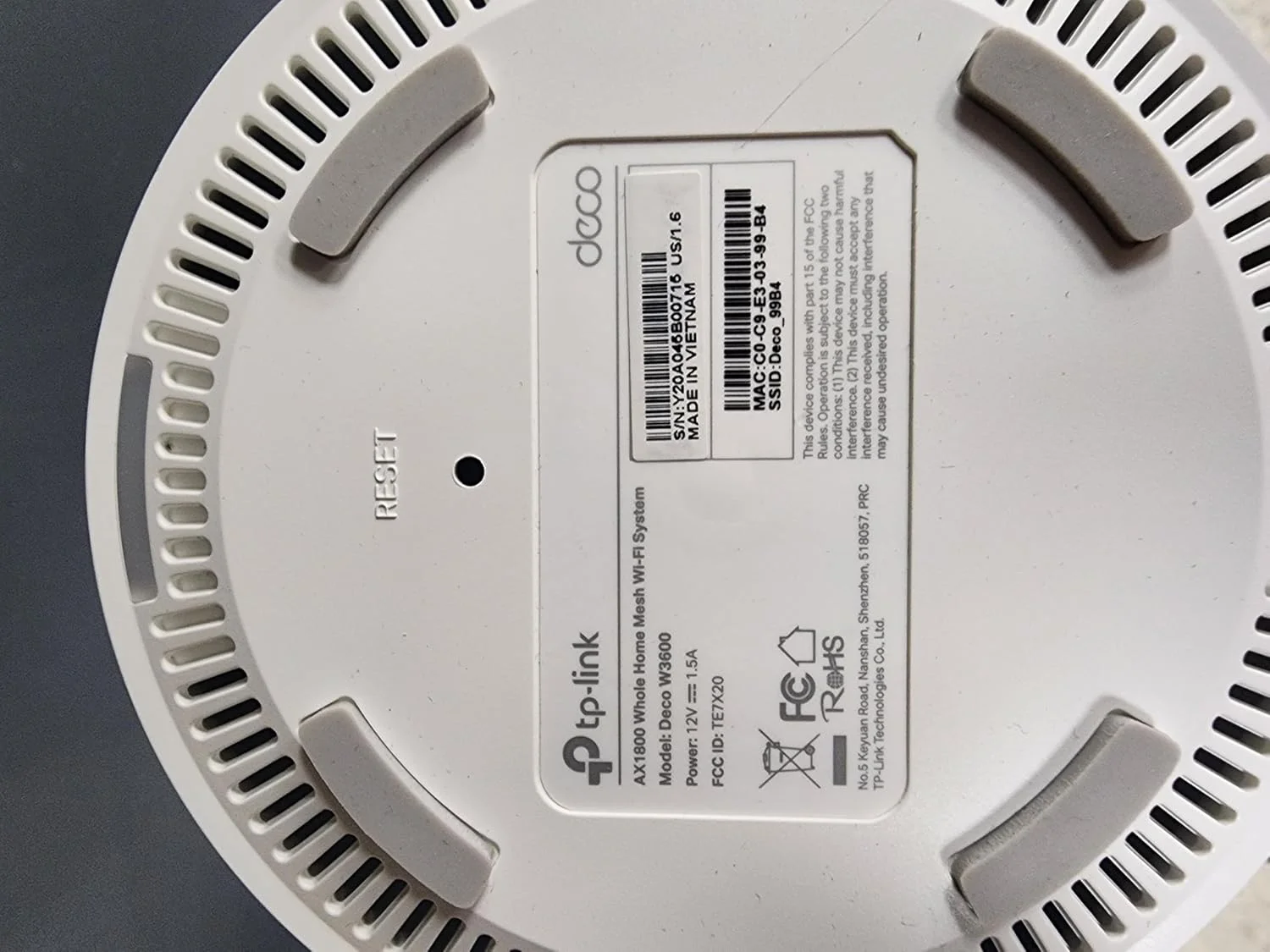 سیستم وای فای مش TP-Link Deco X20 (بازسازی شده) - پوشش تا 370 متر مربع. جایگزینی برای روترها و توسعه دهنده های اینترنت بی سیم، بسته 2 عددی (نوسازی شده)