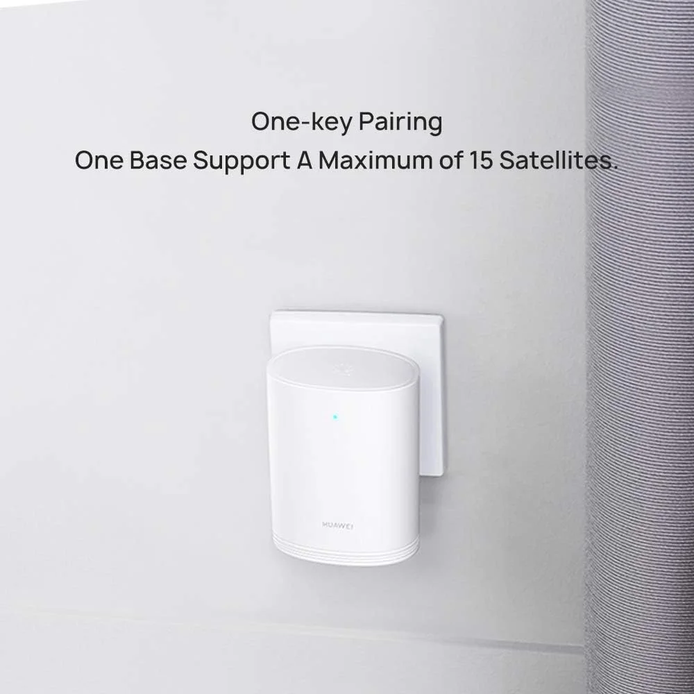 روتر HUAWEI HUW-PT8020-24-WHT (1 ماهواره)، سیستم وای فای خانگی Q2 Pro، خط انتقال برق گیگابیتی، پورت های GE کامل، رومینگ یکپارچه، تاخیر کمتر، اتصال سریع و آسان - سفید روتر HUAWEI HUW-PT8020-24-WHT (1 ماهواره)، سیستم وای فای خانگی Q2 Pro، خط انتقال برق گیگابیتی، پورت های GE کامل، رومینگ یکپارچه، تاخیر کمتر، اتصال سریع و آسان - سفید