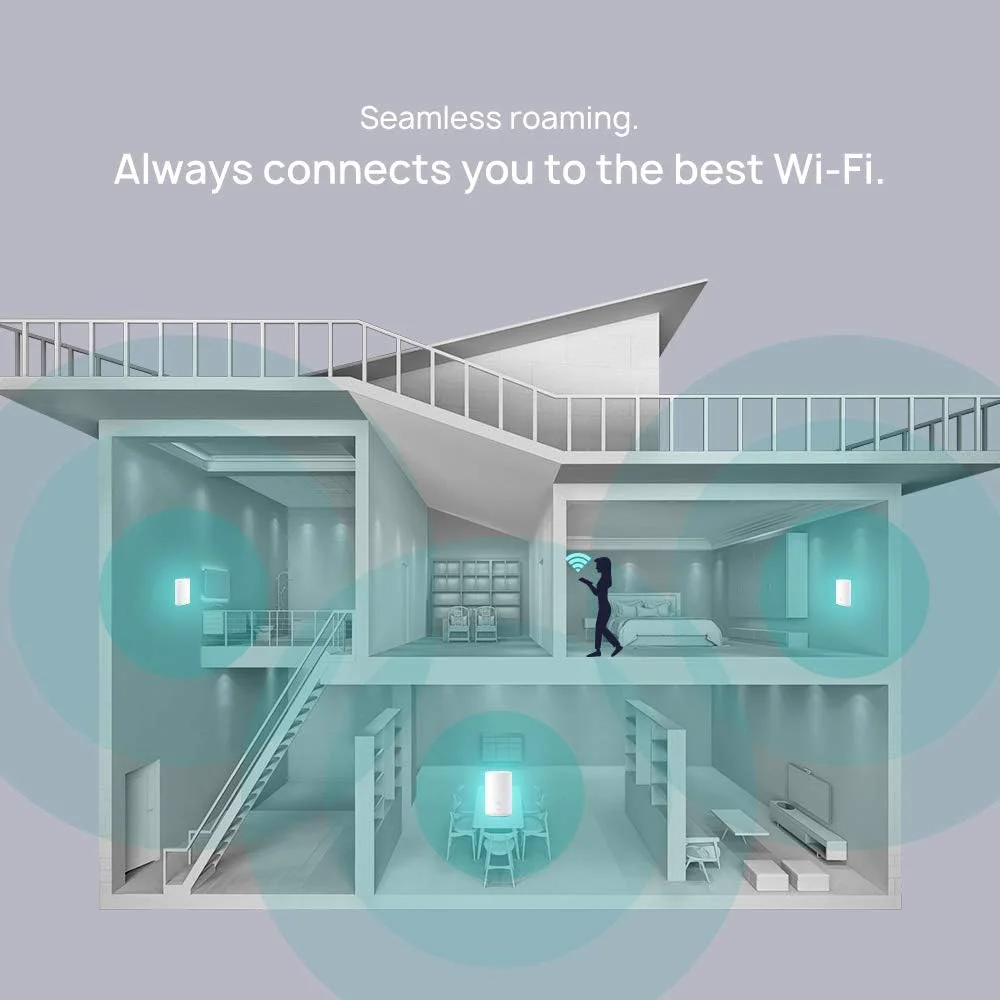 روتر HUAWEI HUW-PT8020-24-WHT (1 ماهواره)، سیستم وای فای خانگی Q2 Pro، خط انتقال برق گیگابیتی، پورت های GE کامل، رومینگ یکپارچه، تاخیر کمتر، اتصال سریع و آسان - سفید روتر HUAWEI HUW-PT8020-24-WHT (1 ماهواره)، سیستم وای فای خانگی Q2 Pro، خط انتقال برق گیگابیتی، پورت های GE کامل، رومینگ یکپارچه، تاخیر کمتر، اتصال سریع و آسان - سفید