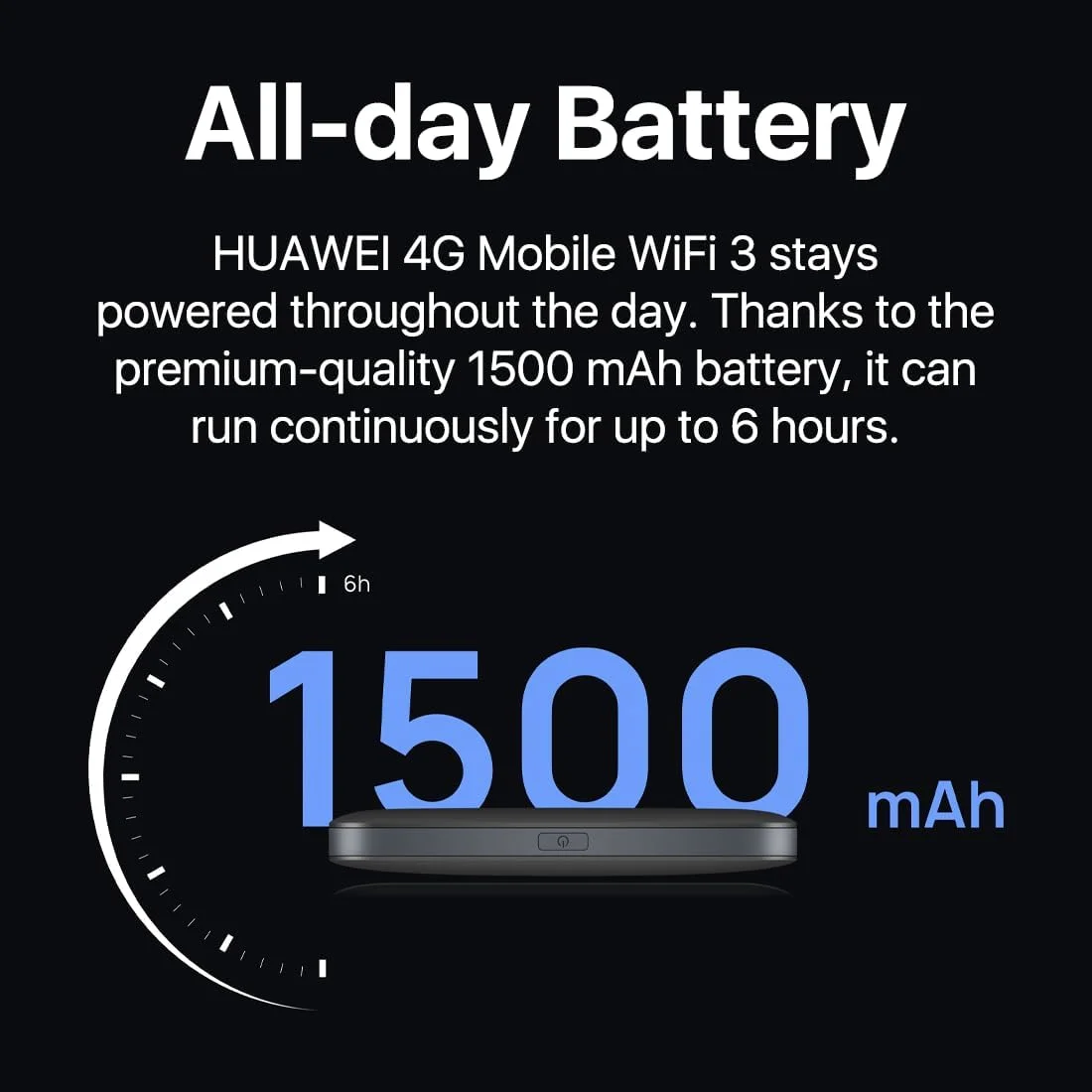 هواوی E5783-230، CAT 6، وای فای همراه 4G فوق العاده سریع 300 مگابیت در ثانیه - مشکی