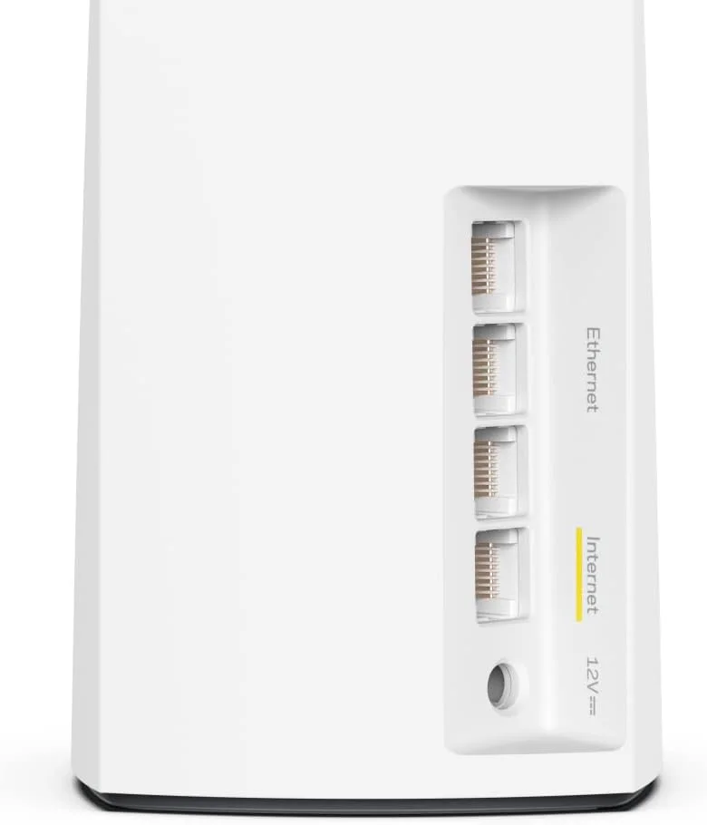 سیستم وای فای مش Linksys Atlas 6 - روتر بی سیم دو بانده AX3000 - توسعه دهنده وای فای با سرعت تا 3.0 گیگابیت بر ثانیه، 4 برابر سریعتر برای بیش از 75 دستگاه و پوشش 6000 فوت مربع - بسته 3 عددی، سفید