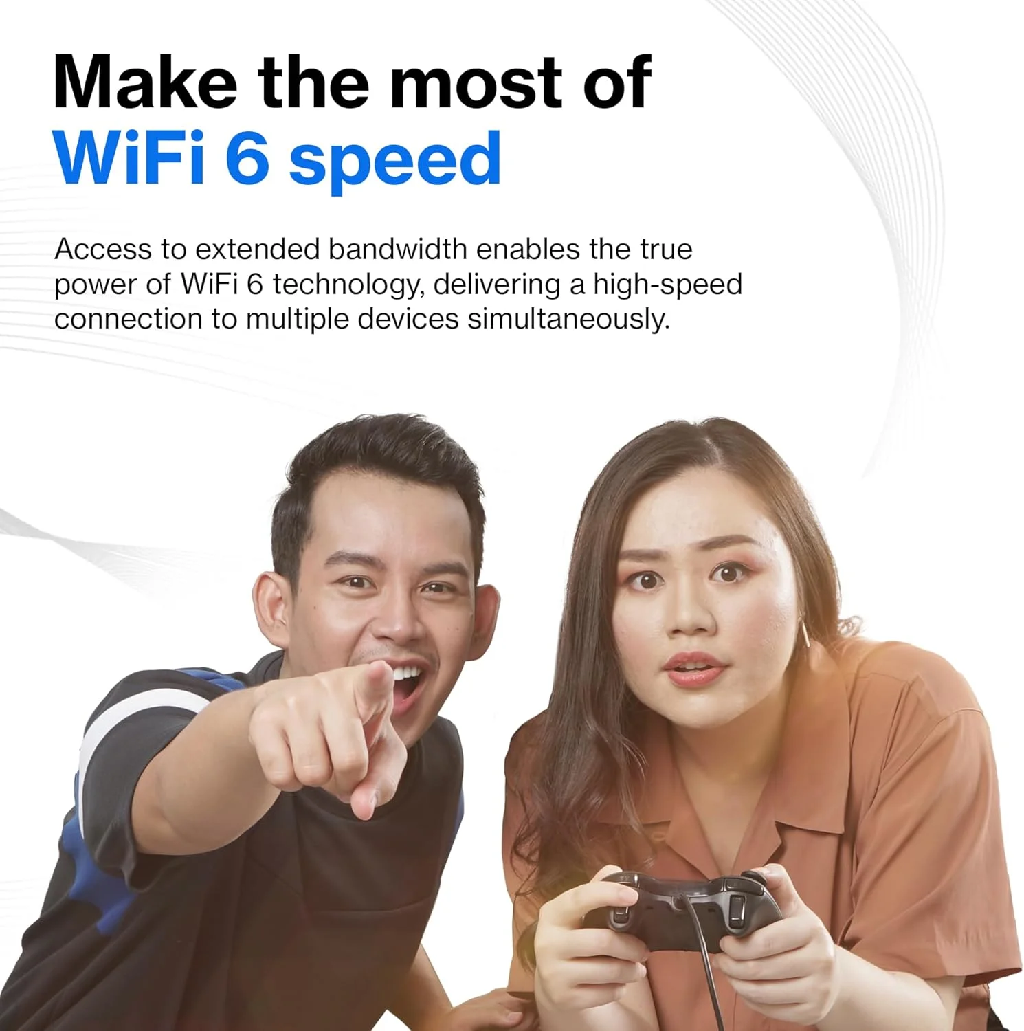 روتر وای فای 6 لینکسیس AX3200 برای شبکه خانگی، روتر وای فای گیگابیتی بی سیم AX دو بانده، سرعت بالا تا 3.2 گیگابیت بر ثانیه و پوشش تا 232 متر مربع، کنترل والدین، حداکثر 25 دستگاه (E8450)