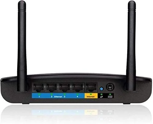 روتر وای فای بی سیم N300 مدل Linksys E1700، مشکی