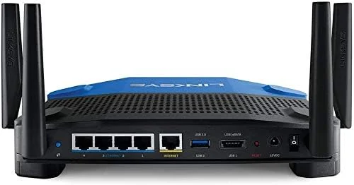 روتر بیسیم هوشمند گیگابیتی دو بانده Linksys WRT AC3200 با MU-MIMO Tri-Stream 160 (WRT3200ACM) روتر بیسیم هوشمند گیگابیتی دو بانده Linksys WRT AC3200 با MU-MIMO Tri-Stream 160 (WRT3200ACM)