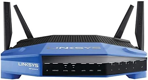 روتر بیسیم هوشمند گیگابیتی دو بانده Linksys WRT AC3200 با MU-MIMO Tri-Stream 160 (WRT3200ACM) روتر بیسیم هوشمند گیگابیتی دو بانده Linksys WRT AC3200 با MU-MIMO Tri-Stream 160 (WRT3200ACM)