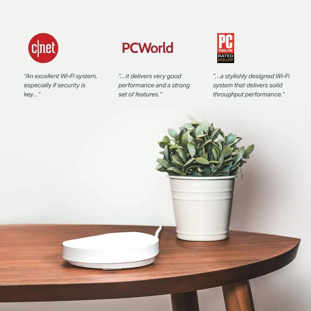 سیستم وای فای مش TP-Link Deco (Deco M5) - پوشش کل خانه تا 510 متر مربع و بیش از 100 دستگاه، جایگزین روتر/اکستندر وای فای، آنتی ویروس، بسته 3 عددی سیستم وای فای مش TP-Link Deco (Deco M5) - پوشش کل خانه تا 510 متر مربع و بیش از 100 دستگاه، جایگزین روتر/اکستندر وای فای، آنتی ویروس، بسته 3 عددی