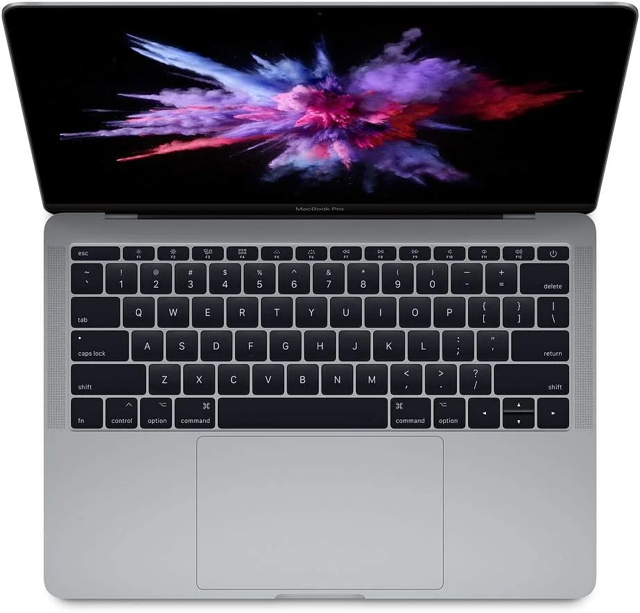 اپل MacBook Pro 13 اینچی MPDL2LL/A، رتینا، تاچ بار، پردازنده 3.3 گیگاهرتزی Intel i7 دو هسته ای، 16 گیگابایت رم، 1 ترابایت SSD، macOS Mojave 10.14، نقره ای (بازسازی شده) 16 گیگابایت حافظه / 1 ترابایت SSD خاکستری فضایی