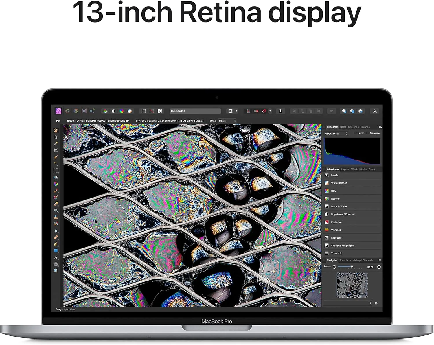 لپ تاپ Apple MacBook Pro 2022 با تراشه M2: صفحه نمایش رتینا 13 اینچی، 8 گیگابایت رم، 256 گیگابایت حافظه SSD، دوربین FaceTime HD. سازگار با آیفون و آیپد؛ خاکستری فضایی؛ انگلیسی (بازسازی شده) لپ تاپ Apple MacBook Pro 2022 با تراشه M2: صفحه نمایش رتینا 13 اینچی، 8 گیگابایت رم، 256 گیگابایت حافظه SSD، دوربین FaceTime HD. سازگار با آیفون و آیپد؛ خاکستری فضایی؛ انگلیسی (بازسازی شده)