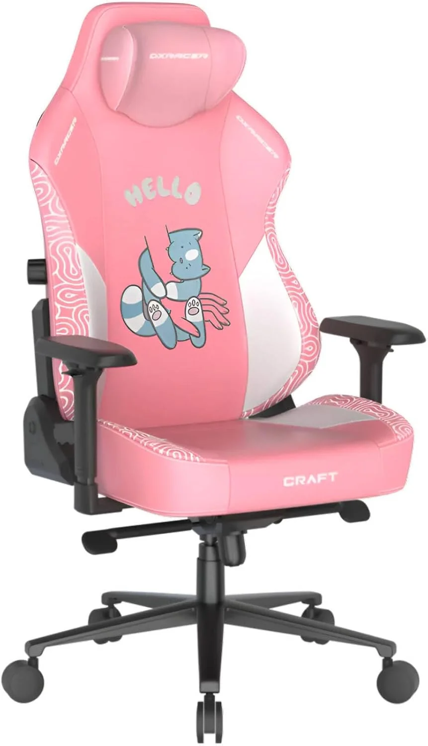 صندلی گیمینگ Dxracer - بالشتک سر مموری فوم مغناطیسی - طراحی ارگونومیک پشتی بلند - دسته های قابل تنظیم 4D - قفل شیب و گهواره ای 15 درجه - سایز XL / روکش GC/XLCF23LTA/HUMANCA صندلی گیمینگ Dxracer - بالشتک سر مموری فوم مغناطیسی - طراحی ارگونومیک پشتی بلند - دسته های قابل تنظیم 4D - قفل شیب و گهواره ای 15 درجه - سایز XL / روکش GC/XLCF23LTA/HUMANCA