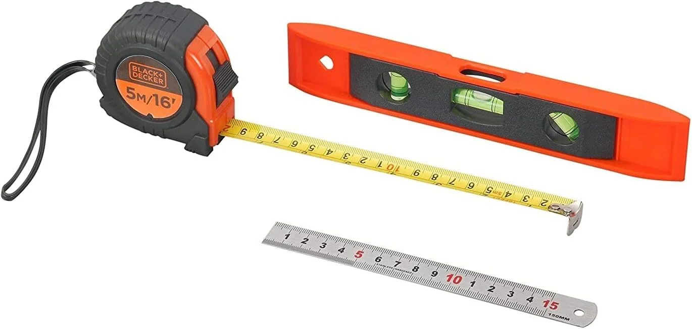 دریل چکشی شارژی 18 ولت بلک اند دکر با جعبه ابزار و کیت ابزار دستی، 1.5 آمپر لیتیوم-یون، BCD7154-B5 دریل چکشی شارژی 18 ولت بلک اند دکر با جعبه ابزار و کیت ابزار دستی، 1.5 آمپر لیتیوم-یون، BCD7154-B5