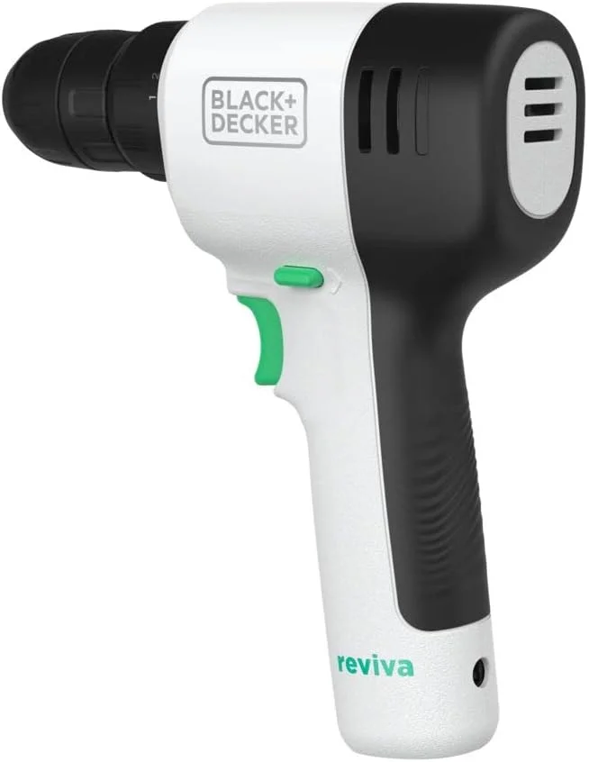 دریل شارژی 12 ولت BLACK+DECKER reviva، گشتاور 230 پوند، ساخته شده از مواد بازیافتی (REVCDD12C) دریل شارژی 12 ولت BLACK+DECKER reviva، گشتاور 230 پوند، ساخته شده از مواد بازیافتی (REVCDD12C)
