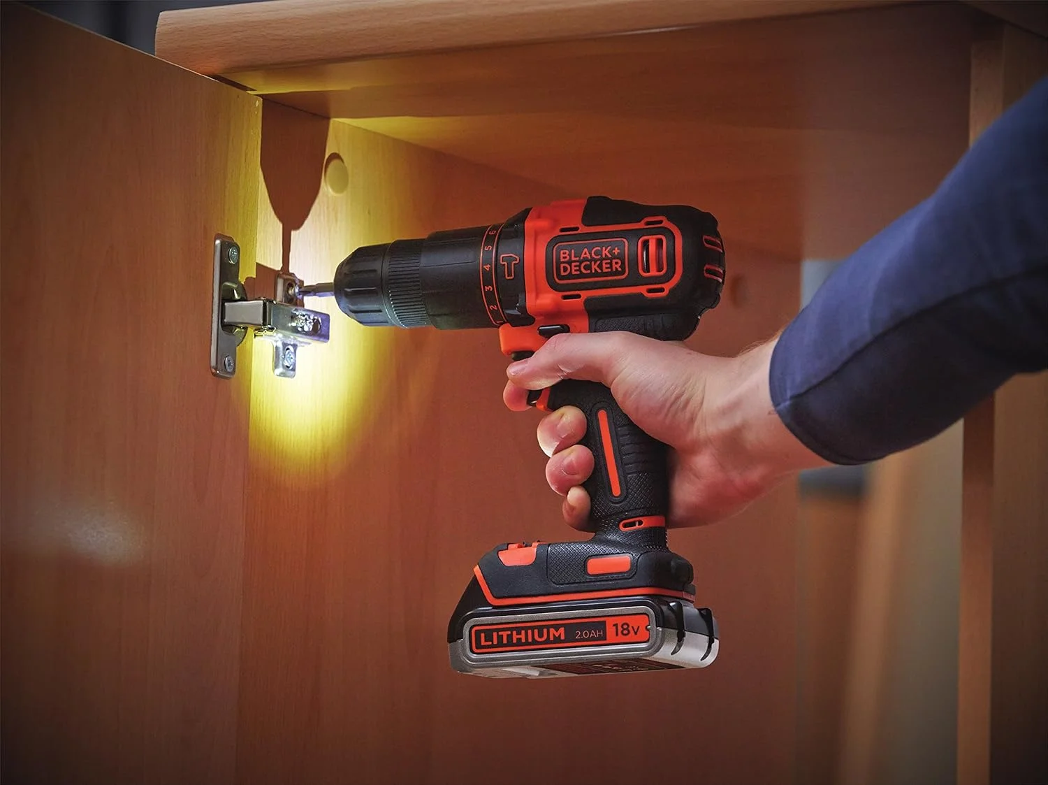 دریل چکشی شارژی بلک اند دکر مدل BDCHD18KB2، 18 ولت دریل چکشی شارژی بلک اند دکر مدل BDCHD18KB2، 18 ولت