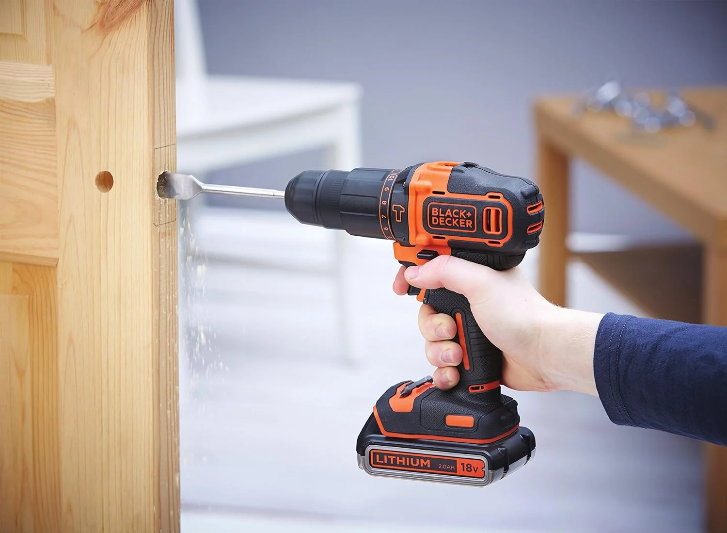 دریل چکشی شارژی بلک اند دکر مدل BDCHD18KB2، 18 ولت دریل چکشی شارژی بلک اند دکر مدل BDCHD18KB2، 18 ولت