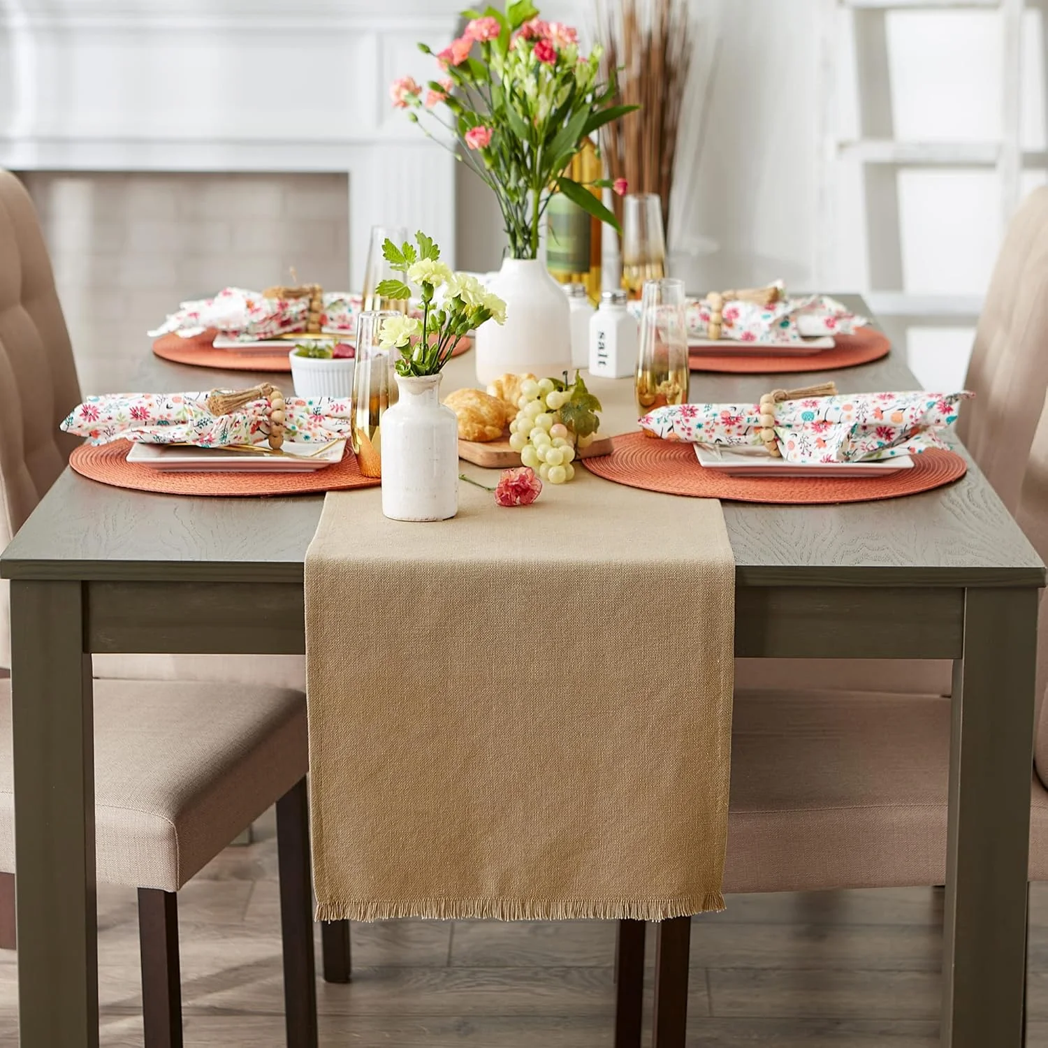 رانر رومیزی DII CAMZ10430، 35x183 سانتی متر، قهوه ای CAMZ10446 رانر رومیزی DII CAMZ10430، 35x183 سانتی متر، قهوه ای CAMZ10446