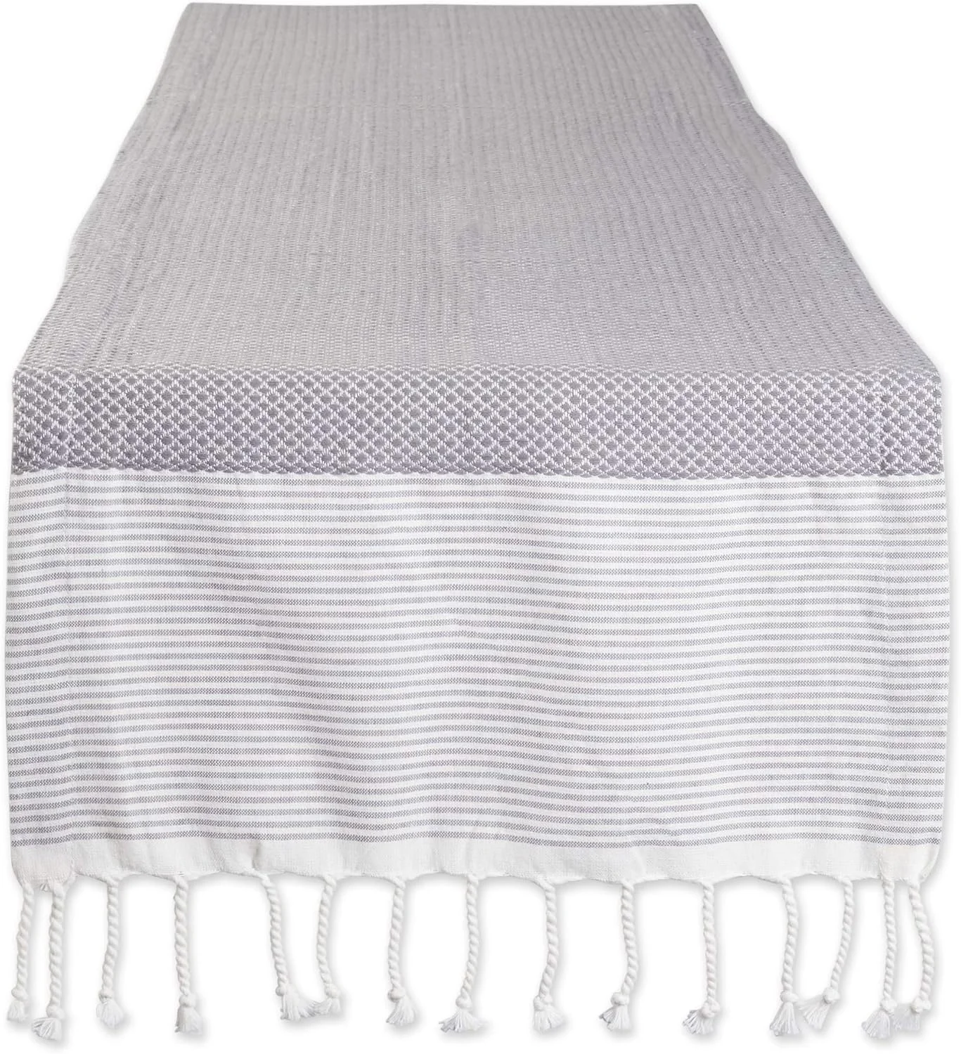 رانر رومیزی بافت دار DII، سایز 38x274 سانتی متر، خاکستری رانر رومیزی بافت دار DII، سایز 38x274 سانتی متر، خاکستری