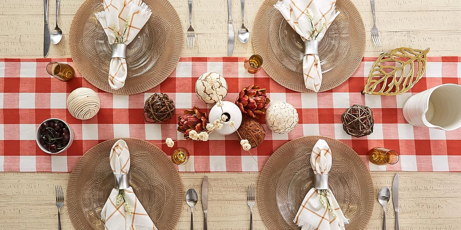 رانر رومیزی طرح بوفالو DII، سبک کلاسیک روستایی، 35x274 سانتی متر، قرمز وینتیج رانر رومیزی طرح بوفالو DII، سبک کلاسیک روستایی، 35x274 سانتی متر، قرمز وینتیج