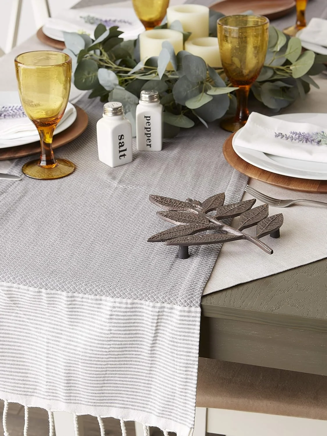 رانر رومیزی بافت دار DII، سایز 38x274 سانتی متر، خاکستری رانر رومیزی بافت دار DII، سایز 38x274 سانتی متر، خاکستری