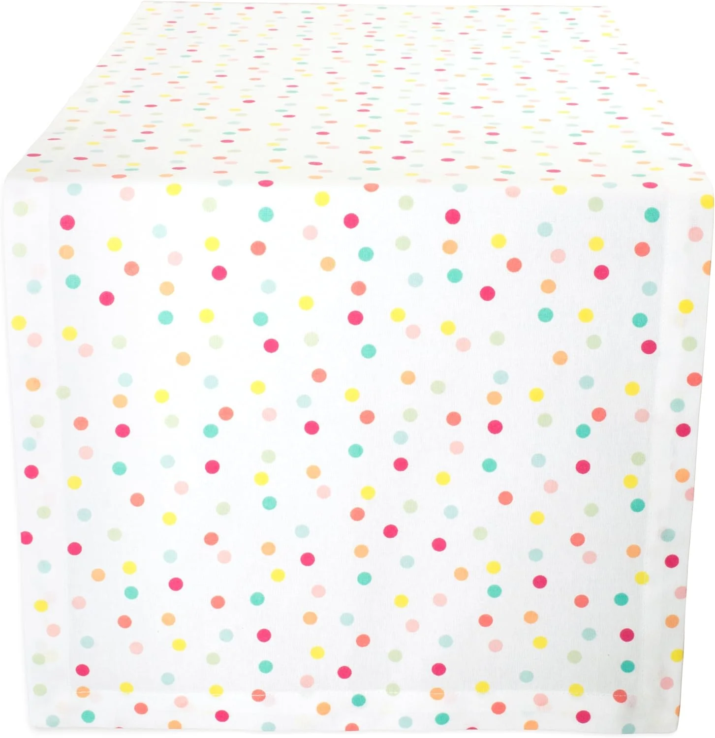 رانر رومیزی نخی DII مناسب مهمانی شام، عروسی و استفاده روزمره، 35x183 سانتی متر، خال خالی رانر رومیزی نخی DII مناسب مهمانی شام، عروسی و استفاده روزمره، 35x183 سانتی متر، خال خالی