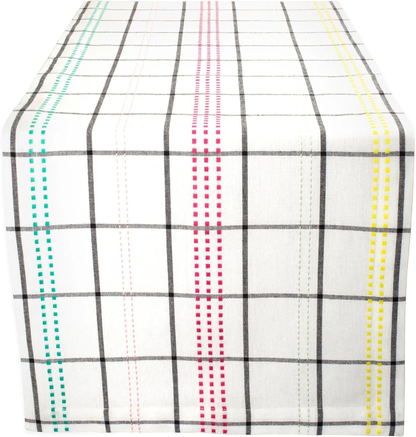 رانر رومیزی نخی چهارخانه رنگی DII (35x274 سانتی متر) رانر رومیزی نخی چهارخانه رنگی DII (35x274 سانتی متر)