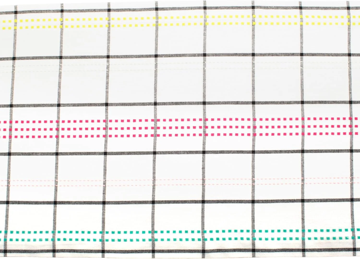 رانر رومیزی نخی چهارخانه رنگی DII (35x274 سانتی متر) رانر رومیزی نخی چهارخانه رنگی DII (35x274 سانتی متر)