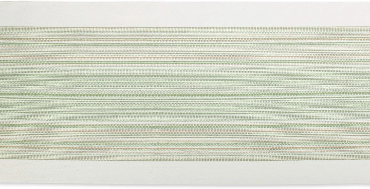 رانر رومیزی راه راه حاشیه دار مجموعه روزمره DII، 35x274 سانتی متر، آویشن رانر رومیزی راه راه حاشیه دار مجموعه روزمره DII، 35x274 سانتی متر، آویشن