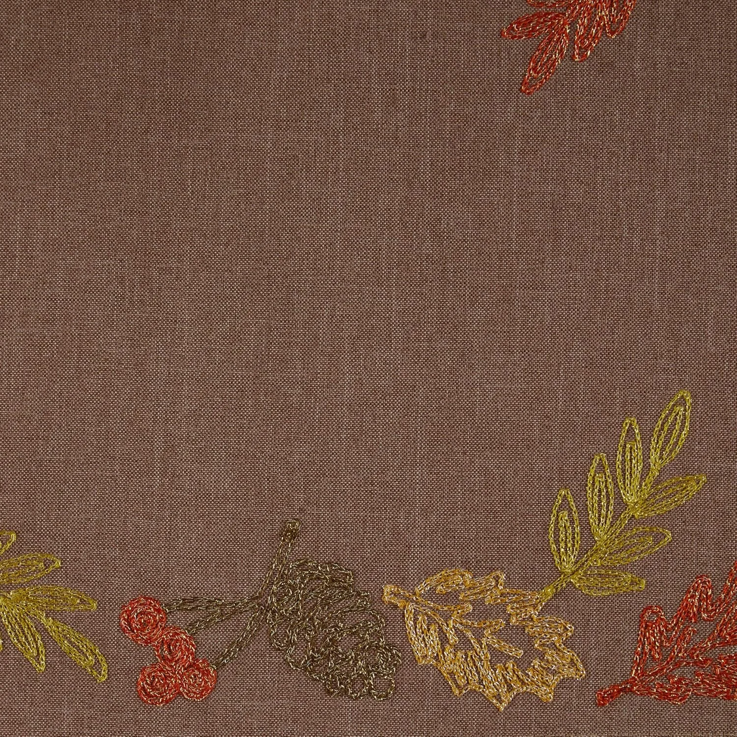 رانر رومیزی گلدوزی شده DII مناسب دکور میز پاییزی و جشن شکرگزاری، طرح برگ های درخشان، 35x178 سانتی متر رانر رومیزی گلدوزی شده DII مناسب دکور میز پاییزی و جشن شکرگزاری، طرح برگ های درخشان، 35x178 سانتی متر