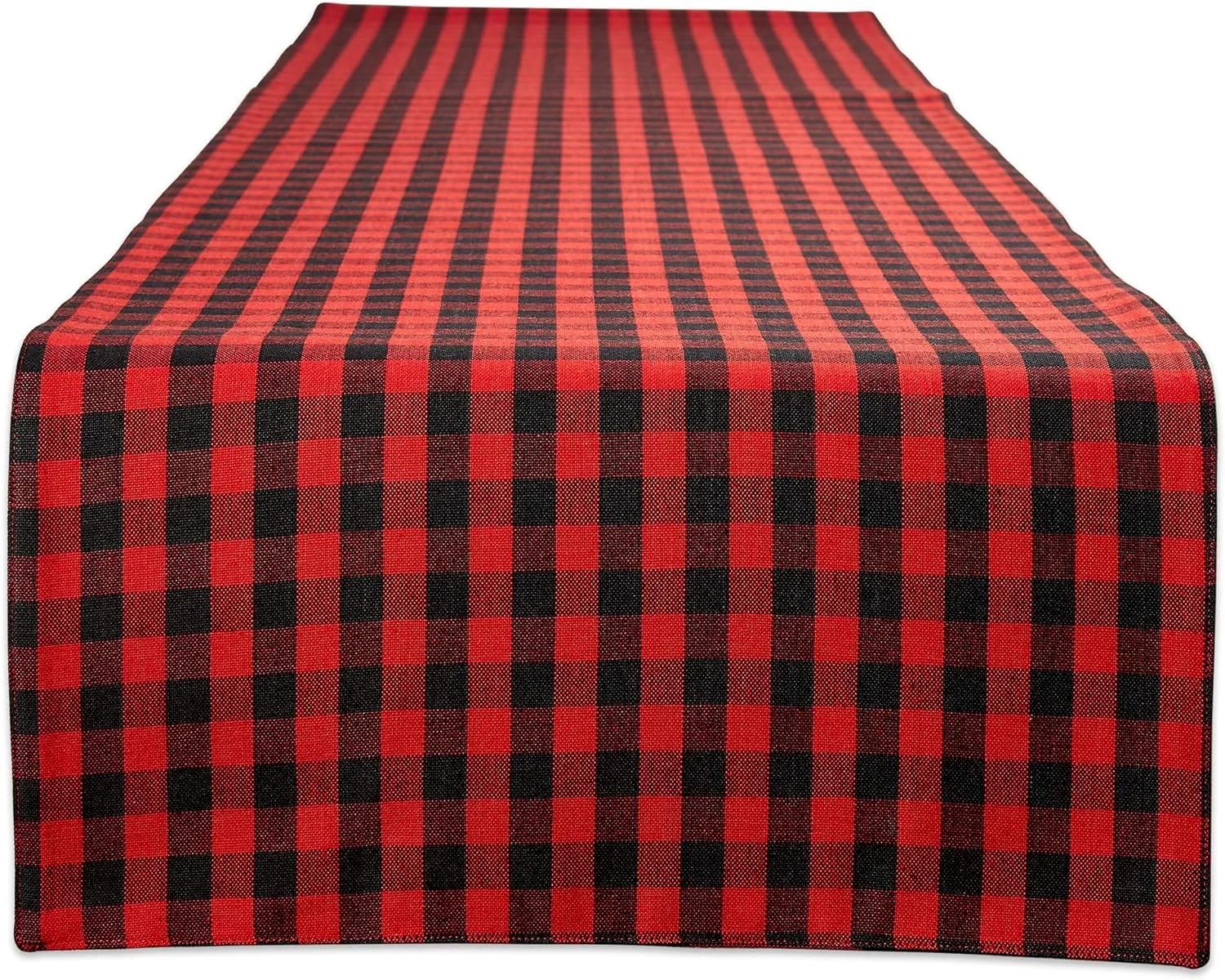 رانر رومیزی طرح شطرنجی DII، قرمز/مشکی، 35x183 سانتی متر رانر رومیزی طرح شطرنجی DII، قرمز/مشکی، 35x183 سانتی متر