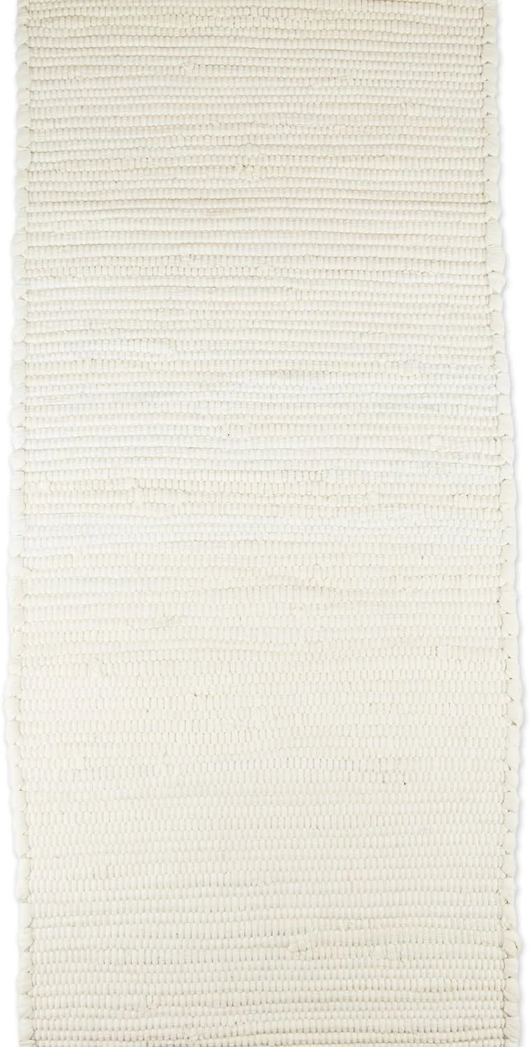 رانر رومیزی دست ساز DII، دو رو و قابل شستشو در ماشین لباسشویی، 35x183 سانتی متر، رنگ طبیعی رانر رومیزی دست ساز DII، دو رو و قابل شستشو در ماشین لباسشویی، 35x183 سانتی متر، رنگ طبیعی