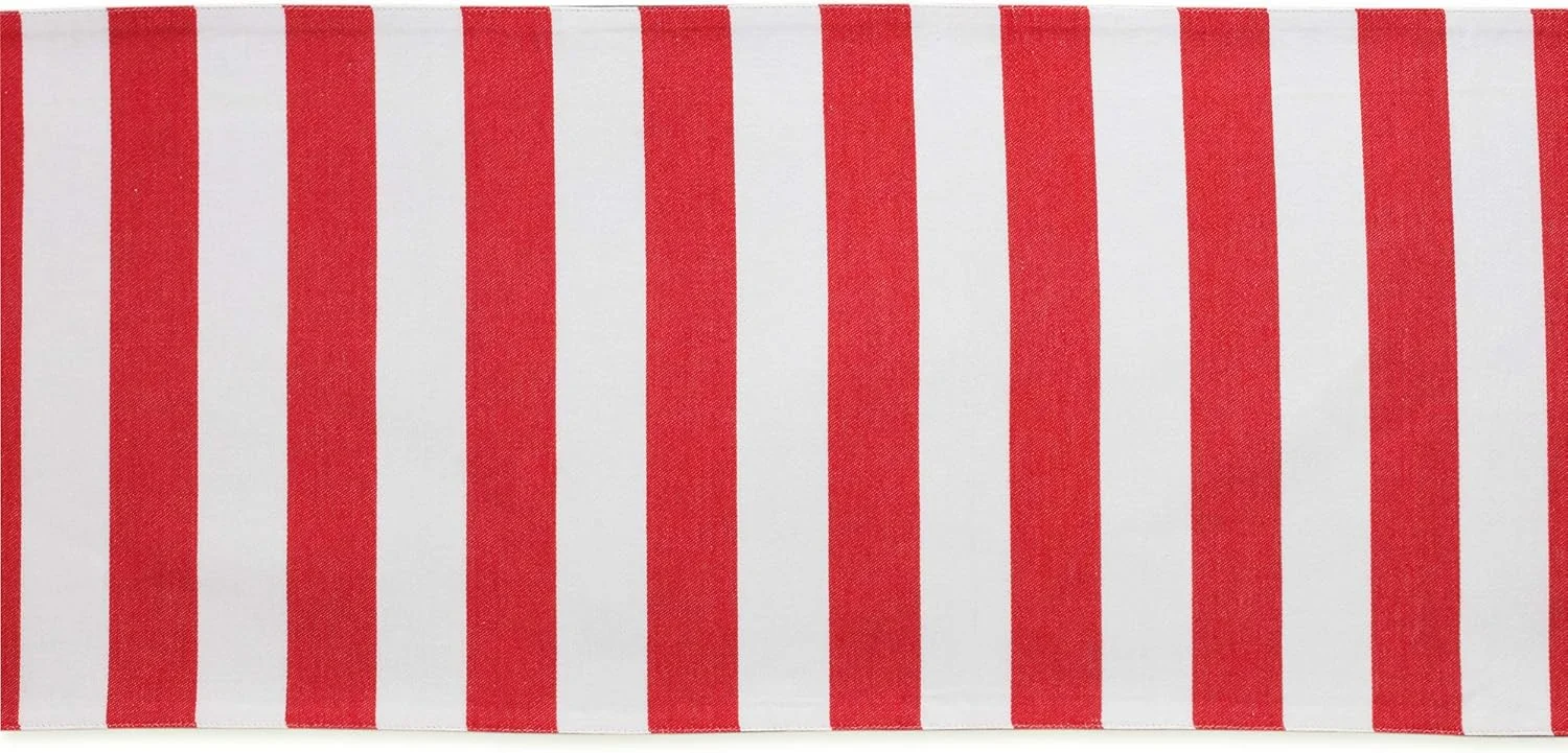 رانر رومیزی نخی DII، طرح ستاره و راه راه، 35x228 سانتی متر رانر رومیزی نخی DII، طرح ستاره و راه راه، 35x228 سانتی متر